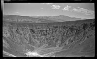 View looking across Ubehebe Crater, Death Valley National Park, 1946