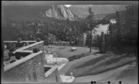 Bow River Valley, viewed from a terrace at Banff Springs Hotel, Banff, 1947