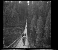 Capilano Suspension Bridge, Vancouver, 1947
