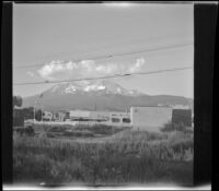 Mount Shasta, viewed from a train, Mount Shasta vicinity, 1947