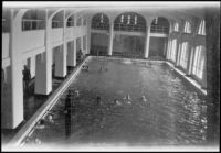 Indoor pool at Banff Springs Hotel, Banff, 1947