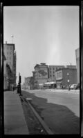 Hotel Ambassador, viewed at a distance, Vancouver, 1947