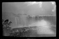 Horseshoe (or Canadian) Falls, viewed from the Canadian side of Niagara Falls, Niagara Falls, 1947