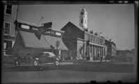 Plymouth Post Office Building, viewed from across Main Street, Plymouth, 1947