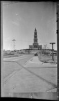 George Washington Masonic National Memorial, viewed at a distance, Alexandria, 1947