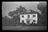 Simon W. Robinson Masonic Lodge, viewed from across the street, Lexington, 1947