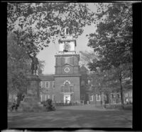 Independence Hall seen from Indepndence Square, Philadelphia, 1947