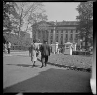 Treasury Building seen from the public entrance to White House, Washington, D.C., 1947