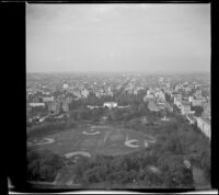Bird'seye view from the Washington Monument facing north, Washington, D.C., 1947