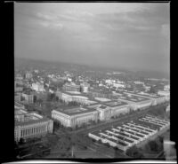 Bird's-eye view from the Washington Monument facing north-east, Washington, D.C., 1947