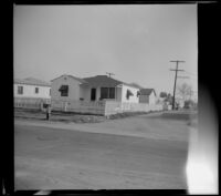 Mr. and Mrs. Walter Burgess's residence, viewed from the front, Bell Gardens, 1948