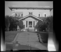 H. H. West's former residence on Wellington Road, viewed from the front, Los Angeles, 1948