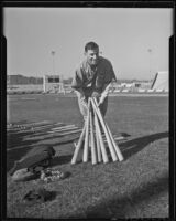 Zeb Terry at Gilmore Stadium, Los Angeles, 1936