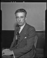 Ismael Aviles, Consul of Ecuador, Los Angeles, 1936