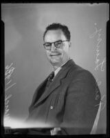 Paul Lowry, sports writer for the Los Angeles Times, 1936