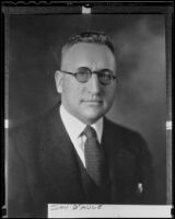 Republican politician John F. S. D'Aule, Los Angeles, 1936