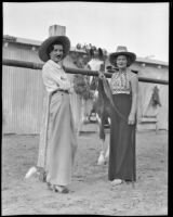 Diana Dickinson and Lillian Pitchford during a visit to Palm Springs, 1936