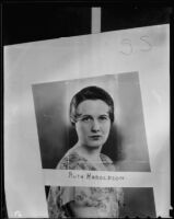 Ruth Haroldson, conductor, Whittier, 1935