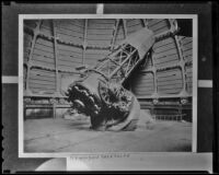 Mount Wilson telescope, Los Angeles, 1936