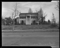 Jackson Barnett's home in Hancock Park, Los Angeles, 1936