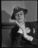 Mrs. Mamita Coleman Hayes Formes, Los Angeles, 1936