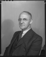 Fred W. Shoemaker, principal of Berendo Junior High School, Los Angeles, 1936