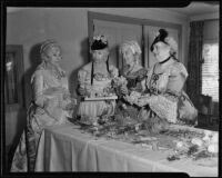 Matinee Musical Club, Colonial Day luncheon, Los Angeles, 1933-1938