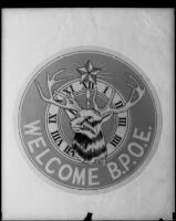 Elks Lodge emblem, 1936