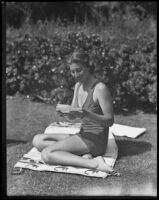 Soeurette Stevens, Santa Barbara, 1936