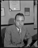 Fred W. Marlow, district director of Southern California Federal Housing Administration, Los Angeles, 1930s