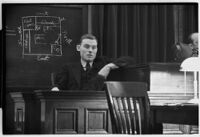 M.R. Watrous, sound technician, testifying in Werner trial, Los Angeles, 1937