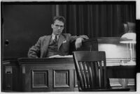 John C. Lee, reporter from San Francisco, witness in the Werner case, Los Angeles, 1936