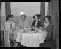 Luncheon with the Santa Monica Chatterers, Santa Monica, 1936