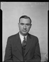 Bob White, writer of the "Skyways" column for the Los Angeles Times, Los Angeles, 1936