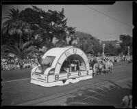 Benevolent and Protective Order of Elks float in the Pioneer Days parade, Santa Monica, 1936