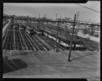Los Angeles Railway division 4 yard, Downtown Los Angeles, 1934