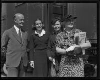 R. H. Cochrane, Judith Barrett, Betty C. Laeri, Julia F. Cochrane, Los Angeles, 1936