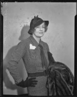Doris Kenyon happily divorces her husband, Los Angeles, 1934-1936