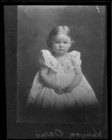 Doris Kenyon as child, Los Angeles, [1900-1904?]