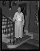 Alice Richardson at the Mission Inn, Riverside, 1936