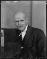 Frank Cunningham, prospector, Los Angeles, 1936