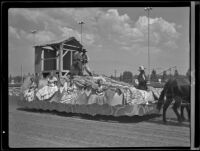 Parade float at the Los Angeles County Fair, Pomona, 1936