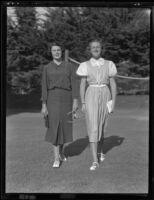 Mary Craig and Moira Langton on vacation, Santa Barbara, 1936