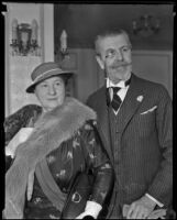 Count and Countess von Stefenelli, Los Angeles, 1930s