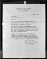 Letter to the Editor of the Los Angeles Times from John Anson Ford, Sep. 9, 1936