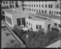 Dedication of the Kate Page Crutcher Building at the Childrens Hospital, Los Angeles, 1934