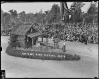 City of Portland float at the Tournament of Roses Parade, Pasadena, 1939