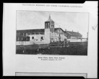 Mission Santa Clara de Asís, Santa Clara, circa 1909