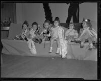 Baby show contestants, Los Angeles, 1939