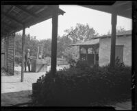 Don Pio Pico's El Ranchito courtyard, Whittier, [between 1920 and 1939]